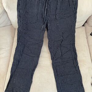 Men's J Crew Navy Checkered flannel Pajama Pants (Size M/L)